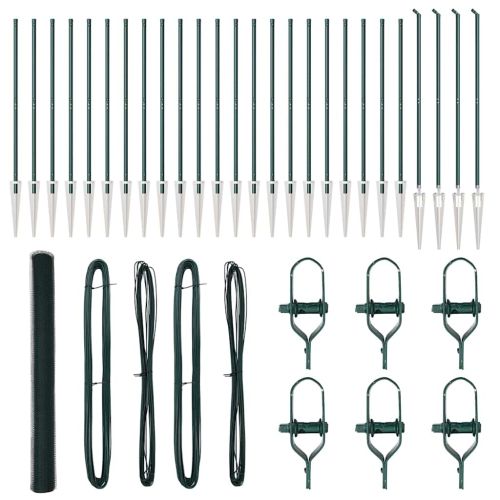 Стълб за ограда. Зелено