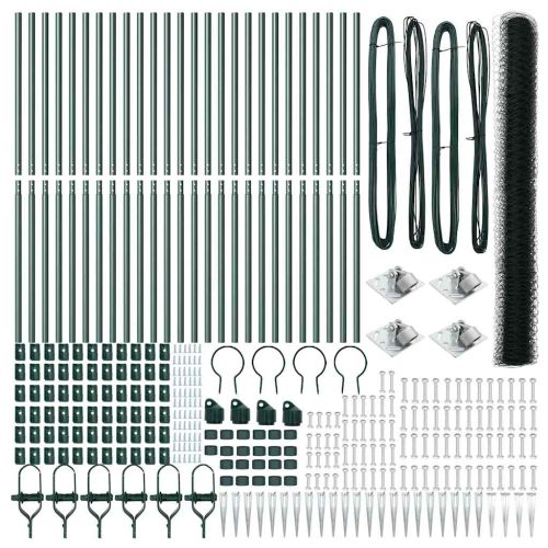 Стълб за ограда. Зелено