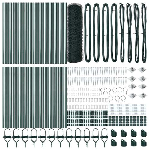 Стълб за ограда. Зелено