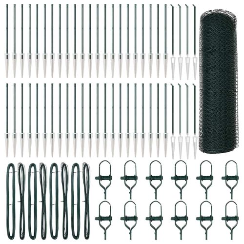 Стълб за ограда. Зелено