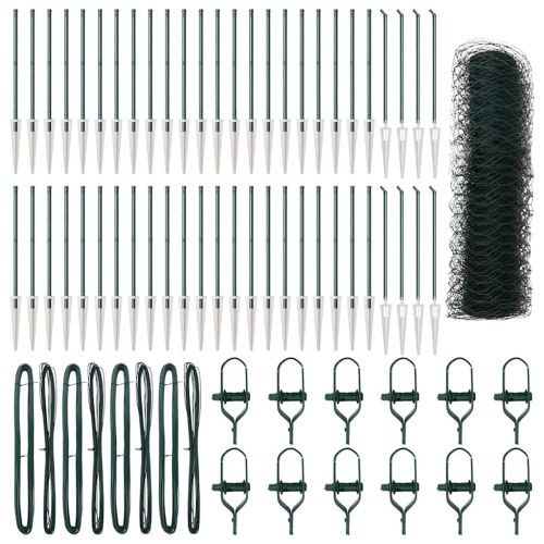 Стълб за ограда. Зелено