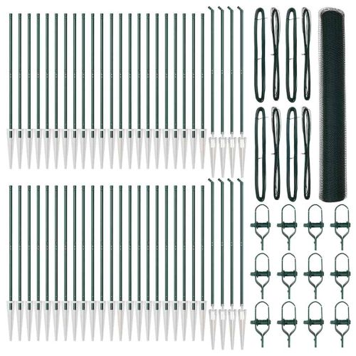 Стълб за ограда. Зелено