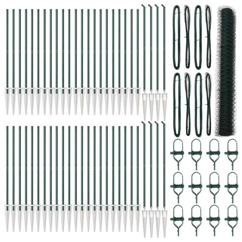 Стълб за ограда. Зелено