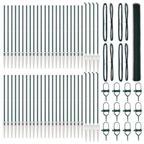 Стълб за ограда. Зелено