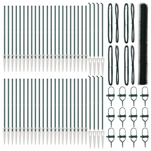 Стълб за ограда. Зелено