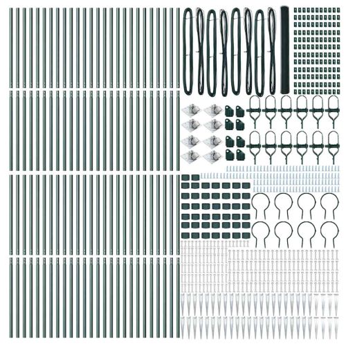 Стълб за ограда. Зелено