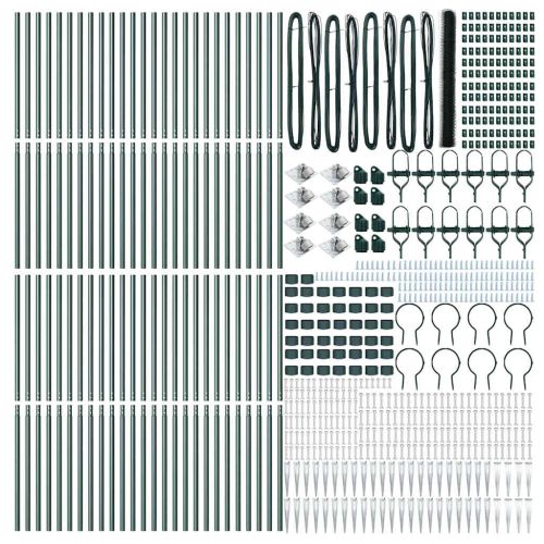 Стълб за ограда. Зелено