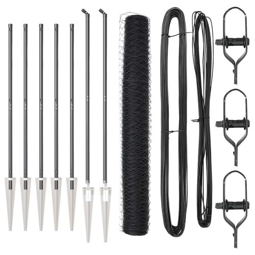 Стълб за ограда. Сиво