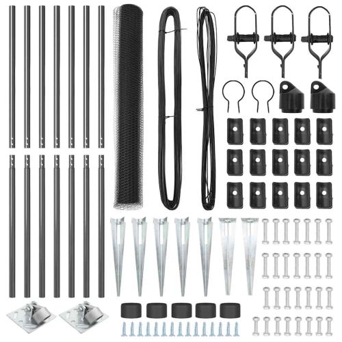 Стълб за ограда. Сиво