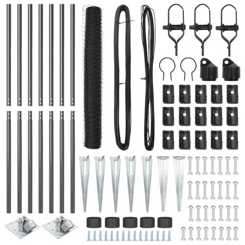 Стълб за ограда. Сиво