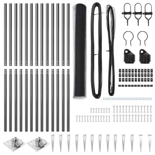 Стълб за ограда. Сиво