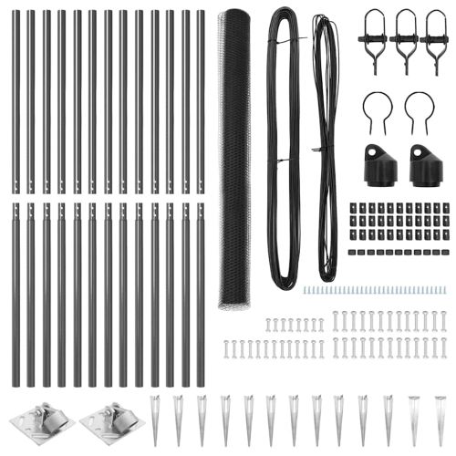 Стълб за ограда. Сиво