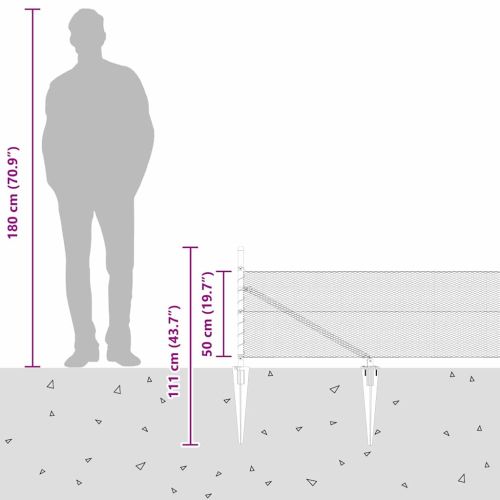 Стълб за ограда. Сиво