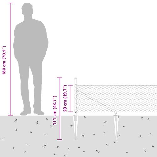 Стълб за ограда. Сиво
