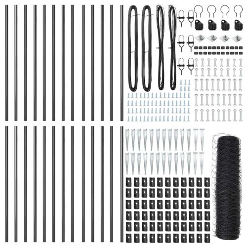 Стълб за ограда. Сиво
