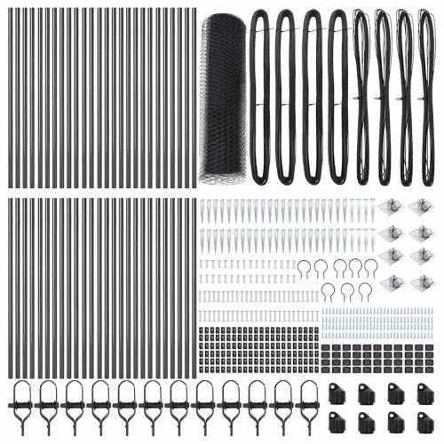 Стълб за ограда. Сиво