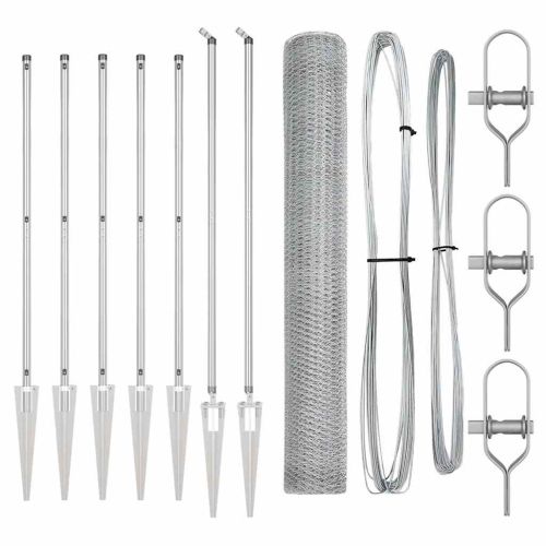 Стълб за ограда. Сребристо