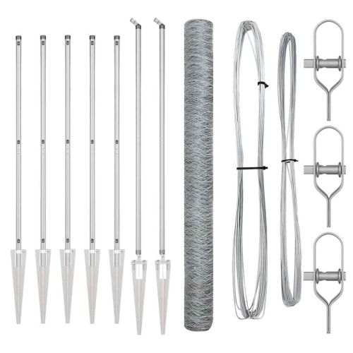 Стълб за ограда. Сребристо