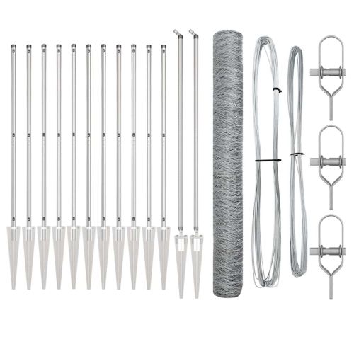 Стълб за ограда. Сребристо