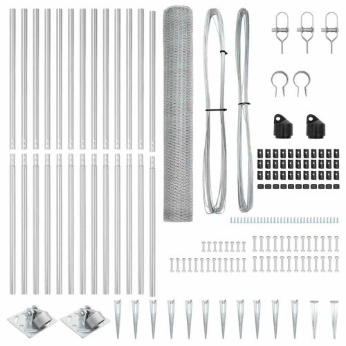 Стълб за ограда. Сребристо