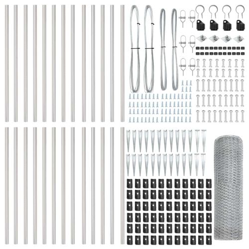 Стълб за ограда. Сребристо