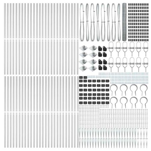 Стълб за ограда. Сребристо