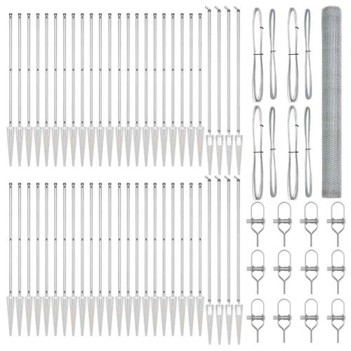 Стълб за ограда. Сребристо