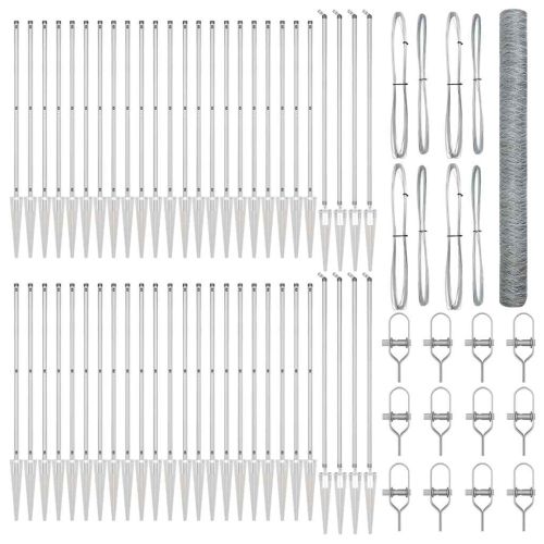 Стълб за ограда. Сребристо