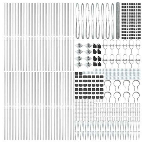 Стълб за ограда. Сребристо