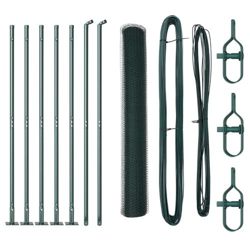 Стълб за ограда. Зелено