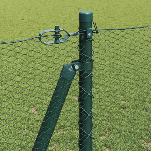 Стълб за ограда. Зелено