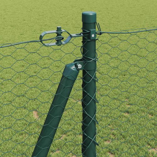 Стълб за ограда. Зелено