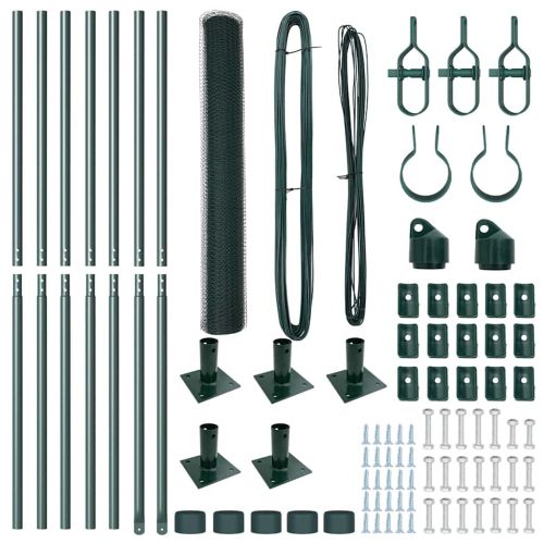 Стълб за ограда. Зелено