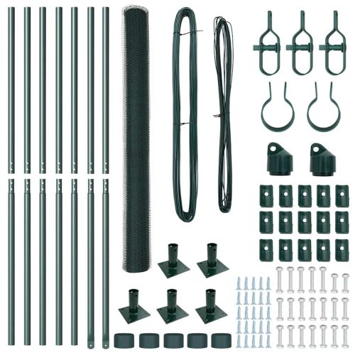 Стълб за ограда. Зелено