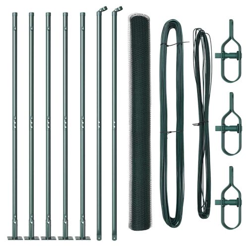 Стълб за ограда. Зелено