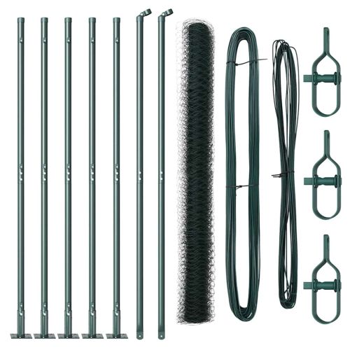 Стълб за ограда. Зелено