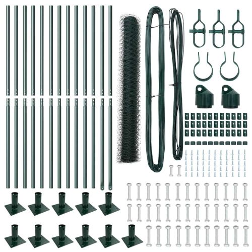 Стълб за ограда. Зелено