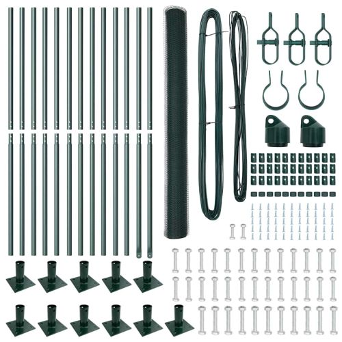 Стълб за ограда. Зелено