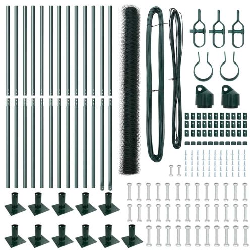 Стълб за ограда. Зелено