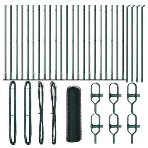 Стълб за ограда. Зелено