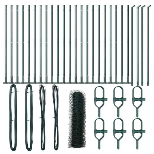 Стълб за ограда. Зелено