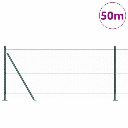 Заварена мрежа от тел с бетонен основание 50 x 1 м (Ш x В)