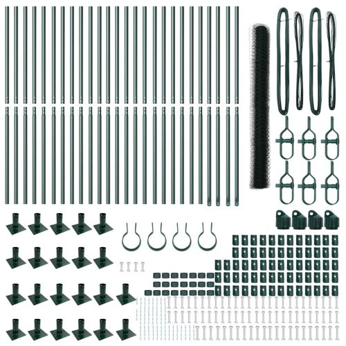 Стълб за ограда. Зелено