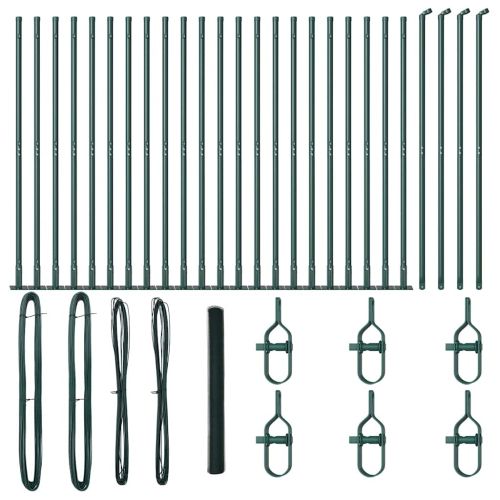 Стълб за ограда. Зелено