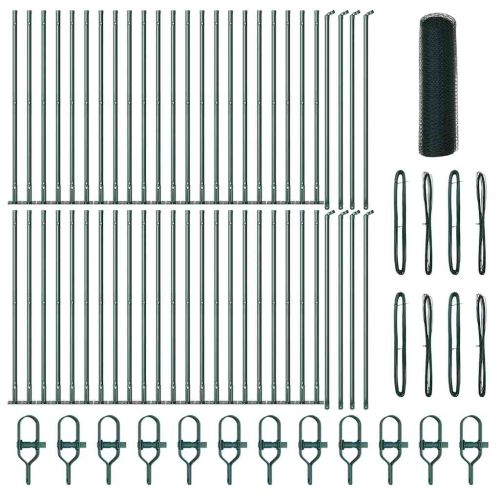 Стълб за ограда. Зелено