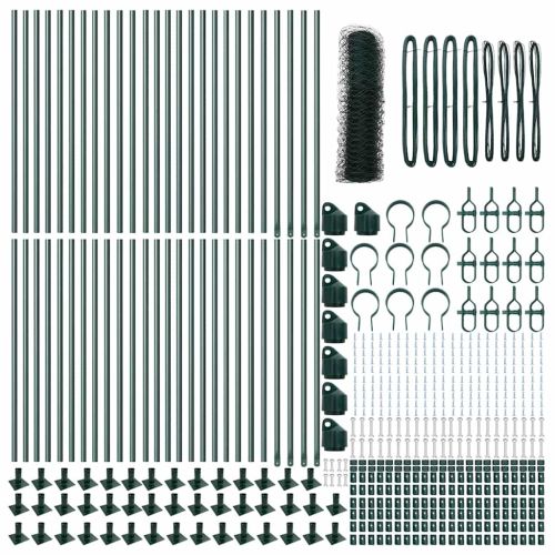 Стълб за ограда. Зелено