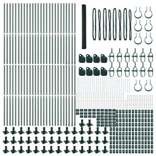Стълб за ограда. Зелено