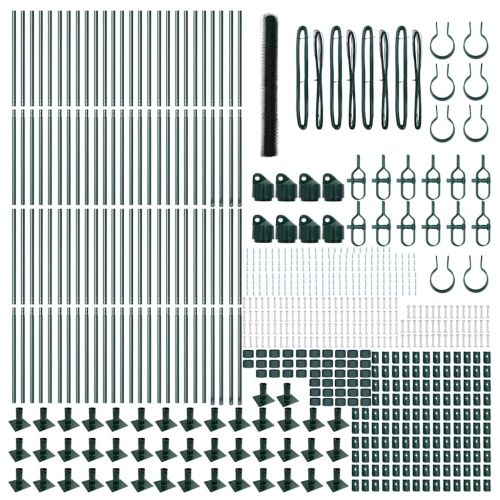 Стълб за ограда. Зелено