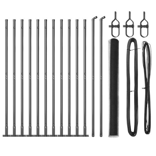 Стълб за ограда. Сиво