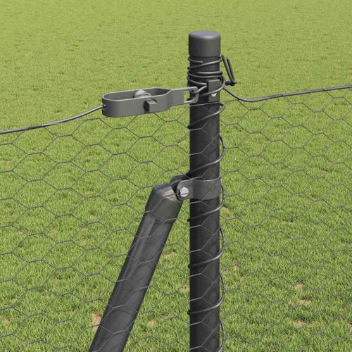 Стълб за ограда. Сиво